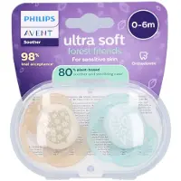 Philips AVENT Fopspeen +0m Soft design 2 St Fopspeen
