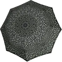 Knirps T.200 Medium Duomatic Umbrella animal olive paraplu