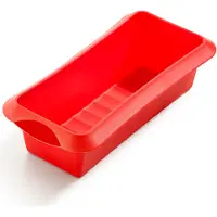 Lékué Cakevorm Rechthoek 24 cm - Siliconen - Red