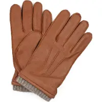Suitable Vingerhandschoenen bruin