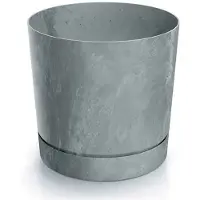Prosperplast Tubo P Serie - Bloempot - Beton Effect - 12,8 cm - Kunststof