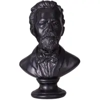 Danila-Souvenirs Russische schrijver Anton Tsjechov stenen buste standbeeld sculptuur 12,5 cm