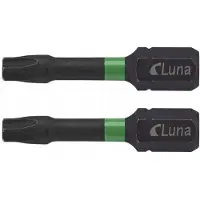 Luna Torsion Impact Bit TX15 32mm - 2 stuks