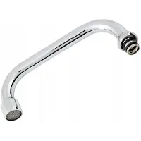 Hydroland Keukenmengkraan Uitloop Type U 30 cm Chroom 1/2"