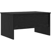 vidaXL Salontafel Zwart Eiken 102 x 50,5 x 46,5 cm Bewerkt hout
