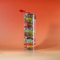 Ter Steege Set Kerstballen Plastic Amsterdam: Rood, Roze (3 stuks) - Amsterdamse Grachtenhuis - Plastic