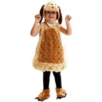 MOM Stuffed Dog Junior Costume Geel 3-4 Years Kinderen