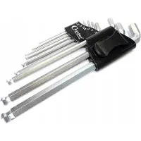 Condor werkzeug Inbussleutelset met kegelkop 1,5-10 mm, 9-delig