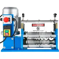 Vevor Elektrische Draadstripmachine Blauw Elektrische Koperdraad Stripper 1,5-38 mm Automatische Elektrische Draadstripmachine Gemaakt van Aluminium