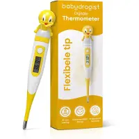 Babydrogist digitale Baby Thermometer met flexibele tip - Rectaal, oksel & oraal - Eend