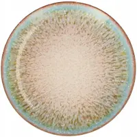 Lubiana Oxido Turqoise Dessertbord 20,5 cm - Uniek Reactief Glazuur