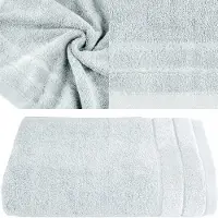 Eurofirany Luxe Katoenen Badhanddoek 70x140 cm - Zilverkleurig