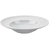 Lubiana Kaszub Pastabord Ø 24 cm - Elegante witte porseleinen sjaal