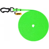 Dingo Flex Honey Trainingslijn Groen 1cm x 10m - Waterdicht & Duurzaam