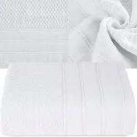 Eurofirany Luxe Katoenen Badhanddoek Wit 70x140 cm - Zacht & Absorberend