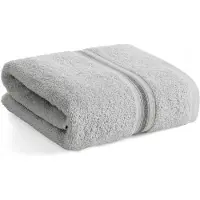 Eurofirany Zilveren Badstof Handdoek 30x50 cm - Zacht en Absorberend