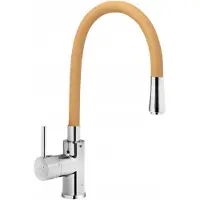 Diamond Keukenmengkraan QUEEN Beige Flex, beweegbare uitloop