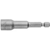 Neo Tools Magnetische Dop 10x65mm, 1/4" Hex, CrV Staal