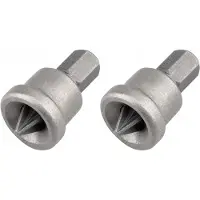 Graphite PZ1 Gebeten met Dieptea touch, 2 stuks, 25mm