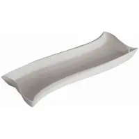Ambition Porseleinen Serveerschaal Salsa/Golf 30x11cm - Wit