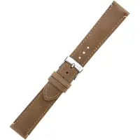 Morellato Horlogeband Leer Bruin 20mm Zilver Gesp A01X6022E23038CR20