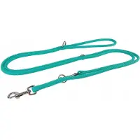 Champion Verstelbare Hondenlijn 2,5m/0,6cm Turquoise - Duurzaam en Handgemaakt