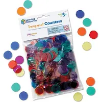Learning Resources Transparent Counters (Set van 250) - 3+