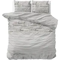 Sleeptime polyester microvezel dekbedovertrek lits-jumeaux (240x220 cm)