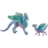 Schleich Bayala Flower Dragon And Baby 70592 Figure Veelkleurig Kinderen