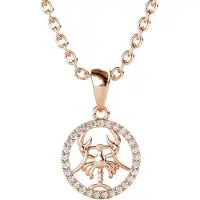 MYC Paris Kreeft Zodiac Hangers - Roségoud en Kristal
