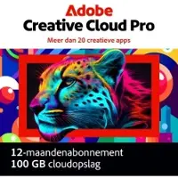Adobe Creative Cloud Pro (alle apps) Abonnement 1 Jaar