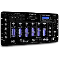 VONYX STM-3007 19 inch DJ Mixer 6 Kanaals SD/USB/MP3/LED/Bluetooth