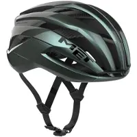 Met Trenta 3K Carbon Helm Groen Blauw, Maat M (56-58 cm)