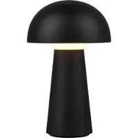 REALITY IMPORT LED tafellamp Lennon IP44 accu, Touchdim, zwart Lennon, dimbaar, zwart, Kunststof, Modern