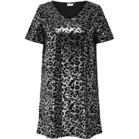 ONLY Carmakoma Carleonora Korte Jurk Dames Zwart Xl-54
