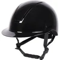 Jansen Veiligheidscap Royal Glossy Black /Black - 55-57