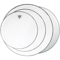 Remo Emperor Clear Tom Pack - 10 12 16" Heads + Free 14 Ambassador