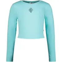 Vingino Girls G-basic-crop Rib Longsleeve T-shirt Artic Blue Maat: 16 | Overhemden Outlet | Unisex | Blauw