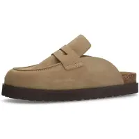 Sacha suède clogs taupe female | Maat: 39