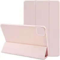 Mobigear Tablethoes geschikt voor Apple iPad Pro 11 Inch (2025) Hoes TPU,Kunstleer | Tri-Fold Gel Bookcase - Roze