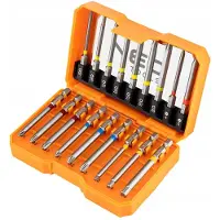 Neo Tools Bitset 18 Delen - 75mm - 1/4" HEX - S2 Staal
