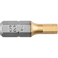 Neo Tools 2x HEX 4.0 x 25 mm Schroefbits - Duurzaam Staal