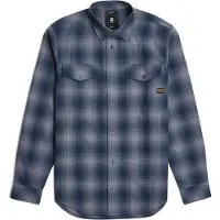 G-Star Overhemd 'Marine' blauw / grijs