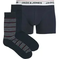 Jack & Jones Boxershorts 'JACORDINARY' navy / donkerrood / wit