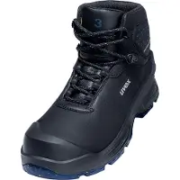 Uvex 3 MACSOLE, Unisex, Volwassenen, Veiligheidsschoenen, Zwart, Blauw, CI, EN, ESD, FO, HI, HRO, Snelstropsysteem