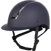 Harry's Horse Veiligheidshelm Royal Matt Donkerblauw-zilver