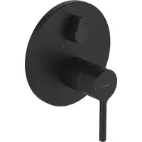 Hansa Vantis - Inbouw badkraan, mat zwart 8260906733