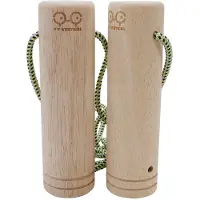 YY VERTICAL - Twins Cylinder - Trainingsgrepen 33 mm, wood /bruin
