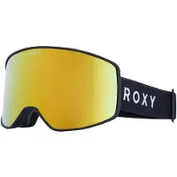 Roxy - Skibrillen - Storm Women Goggles Graphite Black / Clux ML Pink Gold S3 voor Unisex - Paars