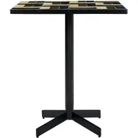 House Doctor Geometric bijzettafel bruin/blauw - 266140061